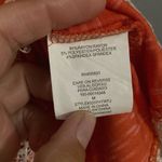 Takara  Open Back Coral Top Blouse Crochet Lace Trim Hem Size Medium Photo 5