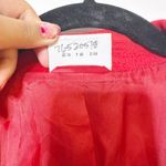 Akris Punto Wool Angora Red Two Button Blazer Jacket Career Photo 4