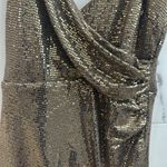 Cosmopolitan Elegant Gold Sequin Dress Photo 2