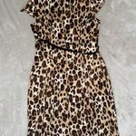 Roz & Ali  Cheetah Print Fitted Formal Dress Photo 1