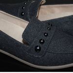 Dr. Scholls Women's Faxon Studded Slip On Loafers Charcoal Gray Flats Size 7.5 Photo 0