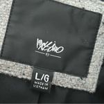 Mossimo Supply Co Mossimo Gray Moto Tweed Zip Up Jacket Wool Blend Size L Photo 6