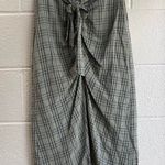 ZARA NWT  TRF Plaid Green Midi Skirt XS Photo 0