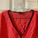 Karen Kane Pink Button Up Cabana Contrast Top 1X Photo 2