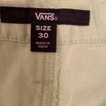 Vans Cotton Barnes Canvas Shorts Pistachio Lime Green Butterfly Size 30 Photo 4