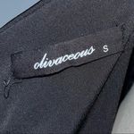 Olivaceous Black Bodycon Ruched Halter Cutout Short Mini Dress Small NWOT LBD Photo 12