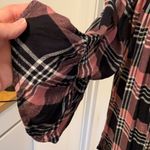 BeachLunchLounge 🍿🍿🍿BOGOHO🍿🍿🍿Plaid Women's Top in Pink and Black Photo 3