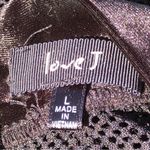 Love j BLACK Velvet and Mesh BODYSUIT 🖤 L Photo 7