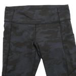 Lululemon  Fast and Free Crop II 19" Nulux Incognito Camo Leggings Grey Black 12 Photo 6