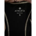 Athleta  Activewear Tank Top Racerback Black Brown Tan Print Size Small‎ S Photo 4