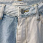 PacSun Two-Toned Denim Patchwork High Rise Mom Jean size 25 Photo 3