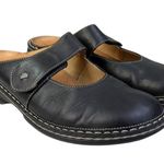 Finn Comfort Stanford Mule/Clogs GUC $275 Size 41 US 10/10.5 S3394 Black Photo 2