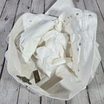 J.Crew  POINT SUR White Denim Jeans Button Fly Straight Leg Womens 33 Made in USA Photo 9