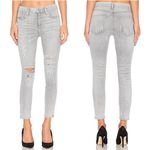 AGOLDE Sophie High Rise Crop Skinny Jeans Portland Destructed Photo 25