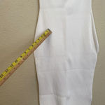 House Of CB  Oriana Strapless White Ribbed knit Stretch Bodycon Midi Dress NWO XL Photo 14