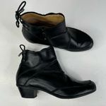 Aetrex  Samantha Black Leather Ankle Boot Size 7.5 Photo 2