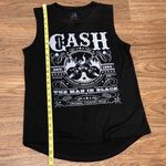 Zion Sleeveless Johnny Cash Tshirt Black With White Letters Size Large Photo 7
