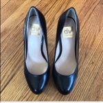 Dolce Vita Black Leather Stiletto Platform Pump Heels Sz 6 Photo 2