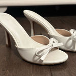 SheIn White Bow Shoes Photo 0