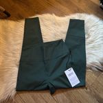 Girlfriend Collective  High-Rise Compression 7/8 Leggings In Moss Green Photo 4