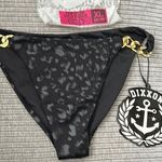 Dixxon Panthera gold digger Black Bikini Bottom with Gold Chain XL Photo 0