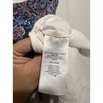 CHAPS Layered A-Line Long Skirt Paisley Floral Design Blue Pink Size Small Boho Photo 4