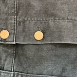 Marine layer  Black Button-Front Denim Skirt, size 14 Photo 5