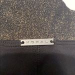 Koral Gold glitter/black  workout pants Photo 1