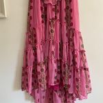 Free People  Alejandra Midi Dress in Hot Pink Combo Size Small Photo 6