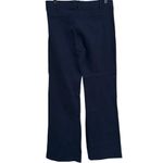 Betabrand  Classic Dress Pant Yoga Pants‎ Straight Leg Navy Blue Medium Petite Photo 2