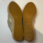 Loeffler Randall  Rowan Gold Perforated Leather Espadrille Slip-Ons Size 36 Photo 8