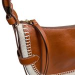 Fossil Like New  Leather Harwell Hobo Bag Saddle Brown Retail $295.00 Photo 14