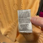 Cute pointelle peaches and cream lotus fairy flower short sleeve sweater Orange Size 14 Photo 6