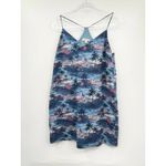 J. Crew Blue Hawiian Sunset Racerback Sleeveless V Photo 1