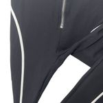 Maniere De Voir Trim Leggings Black Women’s Size 14 High Rise Zip Compression Photo 9