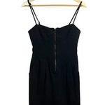 Aryn K Bodycon Corset Sleeveless Zipper Mini Dress in Black Size M Photo 0
