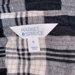 Market & Spruce  black & white flannel size XLarge Photo 4