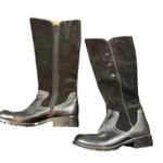 Söfft Burgamo Women's Tall Black Leather & Suede Boots Size 7M Zipper Closure Bu Photo 0