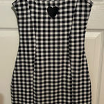 SheIn  Black and White‎ Gingham Mini Dress Photo 0