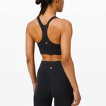 Lululemon Wunder Train Long-Line Bra–Black Sz 4 Like New | Medium Support | Photo 3