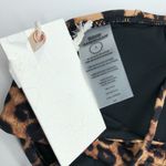 Good American Show Off Curve Bikini Top Underwire Leopard Print Brown 3 US L Photo 2