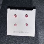 Light Pink Diamond Earrings Photo 0