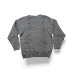 Rossana Maglificio Textured Red Knit Sweater Italy Wool Blend Boho Vintage Small Gray Photo 1