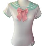 Littleforbig NWT Cotton Romper Pajamas Bodysuit Size Small Pink Photo 2