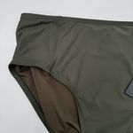 DKNY Bikini Bottoms Size Large Moss Green Seamed High Waist NWT Swim Beach Photo 7