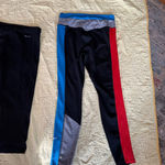 Nike Women’s  Black Capri and Colorblock Leggings Set Size Medium Photo 3