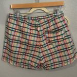 Kerri Rosenthal Plaid Rainbow Heart Shorts Photo 1
