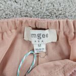 Umgee  Womens Top Medium Pink Lace‎ Trim Off the Shoulder Halter Tie Neck Photo 1