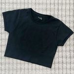 Aerie Offline by Black Cropped T-Shirt Photo 0