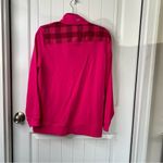 Vineyard Vines  hot pink barbie core plaid pullover sweatshirt size XS preppy‎ Photo 2